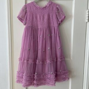 Mini Boden tulle embroidered dress